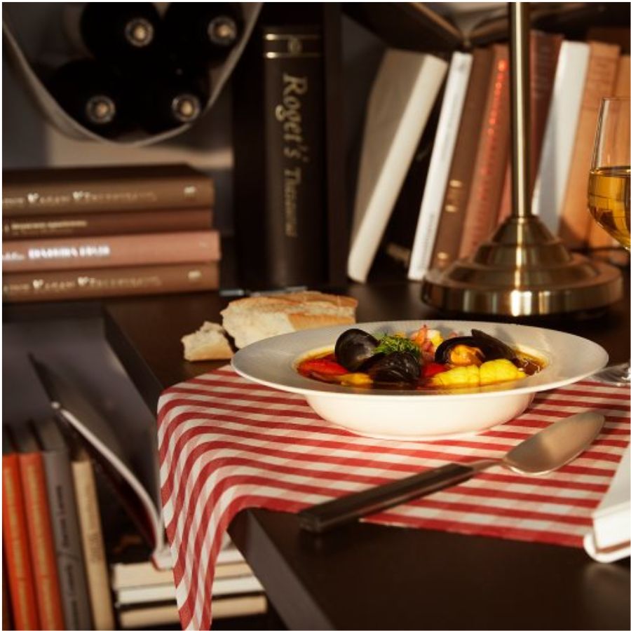 بشقاب خورشت خوری ایکیا مدل IKEA OFANTLIGT
